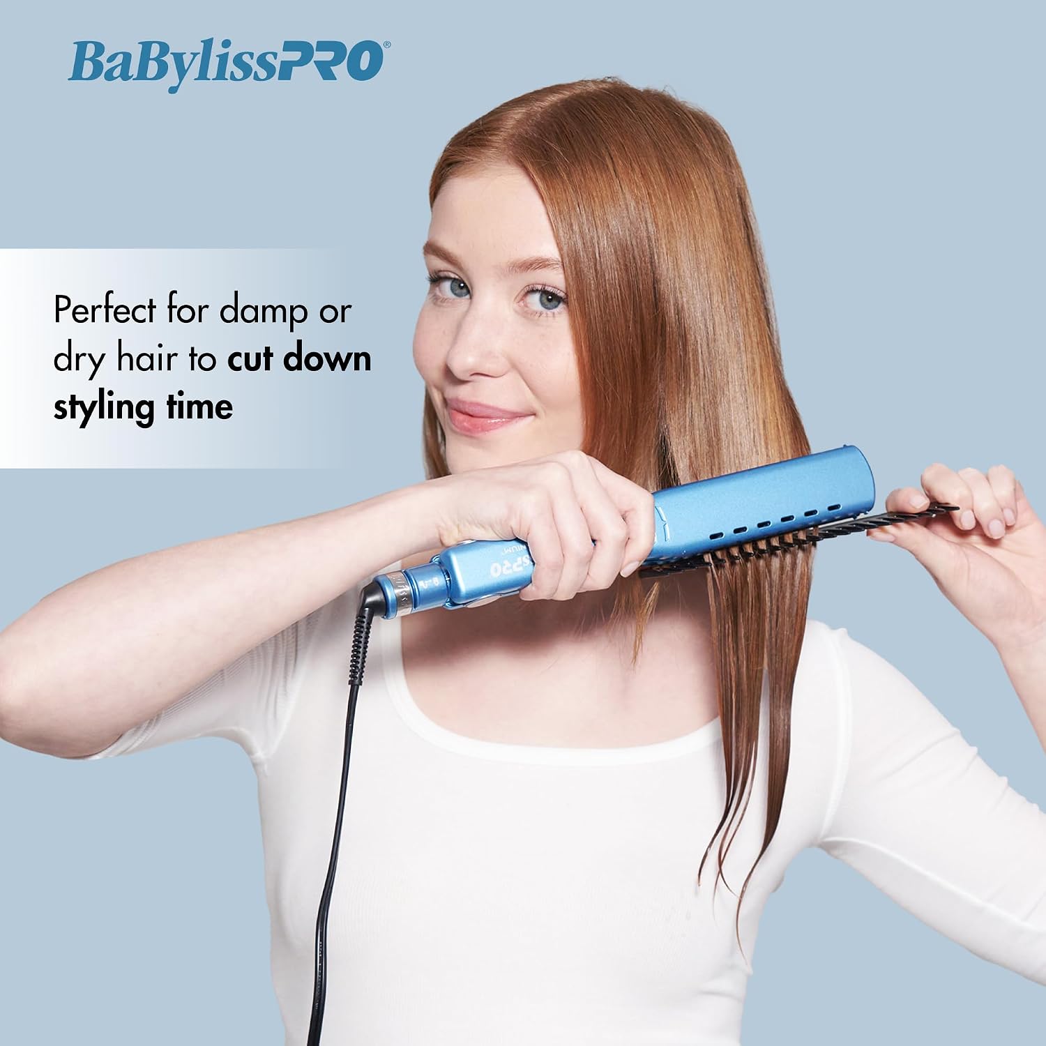 BaBylissPRO Nano Titanium Vented Straightening Iron 1.5