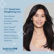 BaBylissPRO Nano Titanium Vented Straightening Iron 1.5
