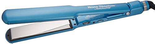 BaBylissPRO Nano Titanium Ultra-Thin Straightening Flat Iron - Blue - 1.5