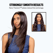 BaBylissPRO Nano Titanium Ultra-Thin Straightening Flat Iron - Blue - 1.5