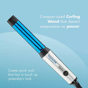 BaBylissPRO Nano Titanium Compact Curling Wand - Blue - 1"