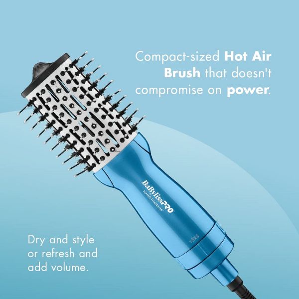 BaByliss Pro Nano Titanium Compact Hot Air Brush - 2"