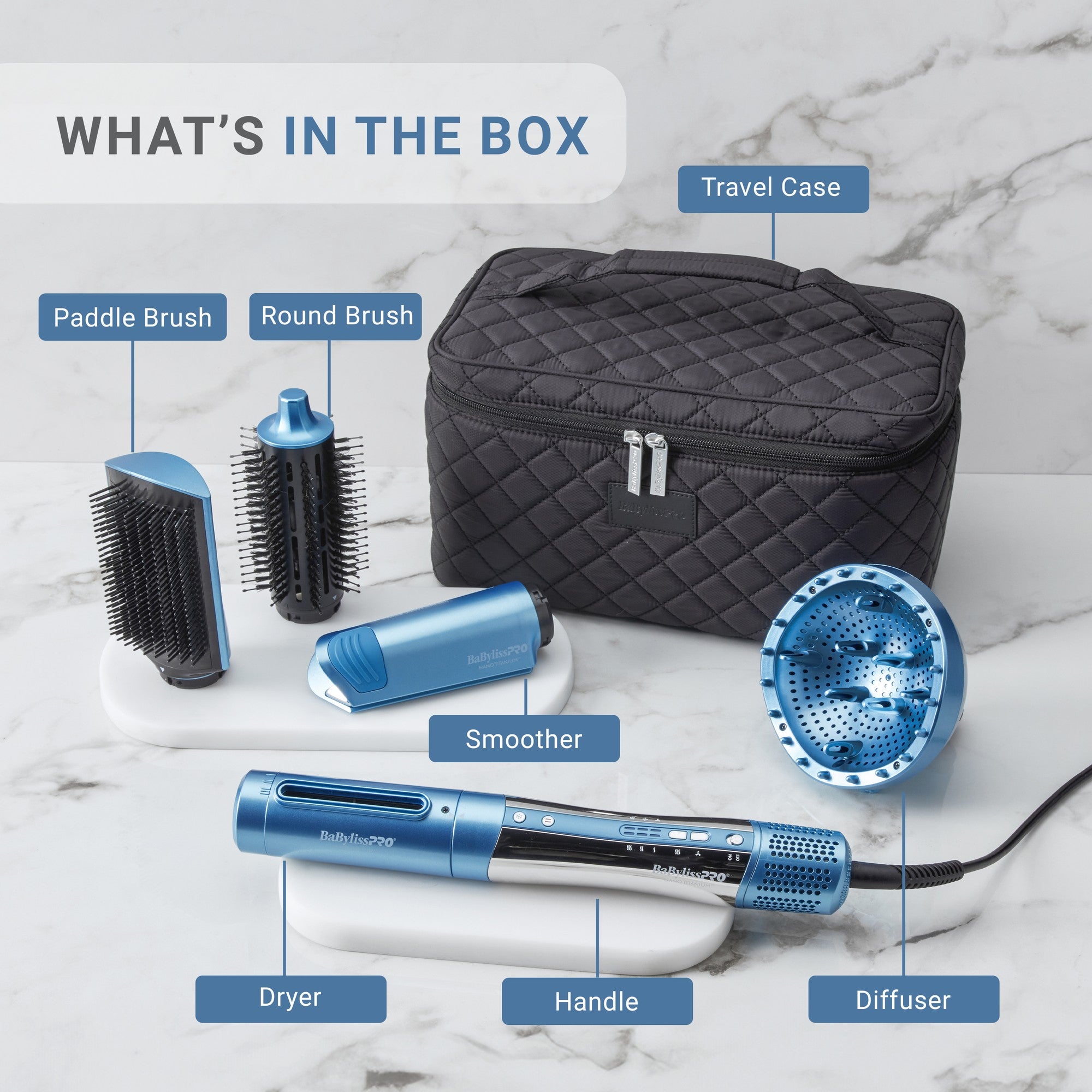 BaBylissPRO Nano Titanium StyleSwitch Ionic Multi-Styler & Hair Dryer