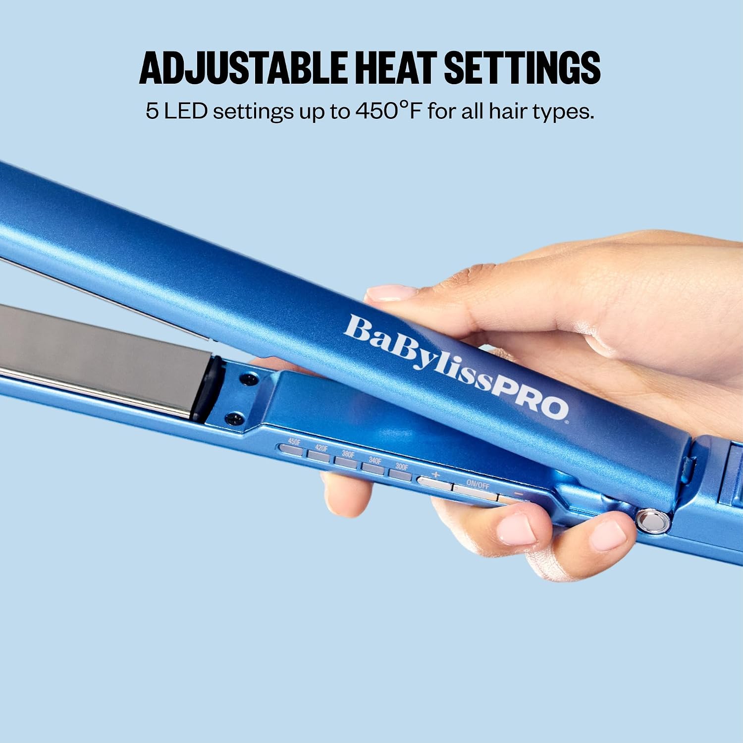 BabylissPRO 1 in. Nano Titanium Ultra-Thin Hair Straightener