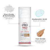 EltaMD UV Daily SPF 40 Tinted Face Sunscreen Moisturizer