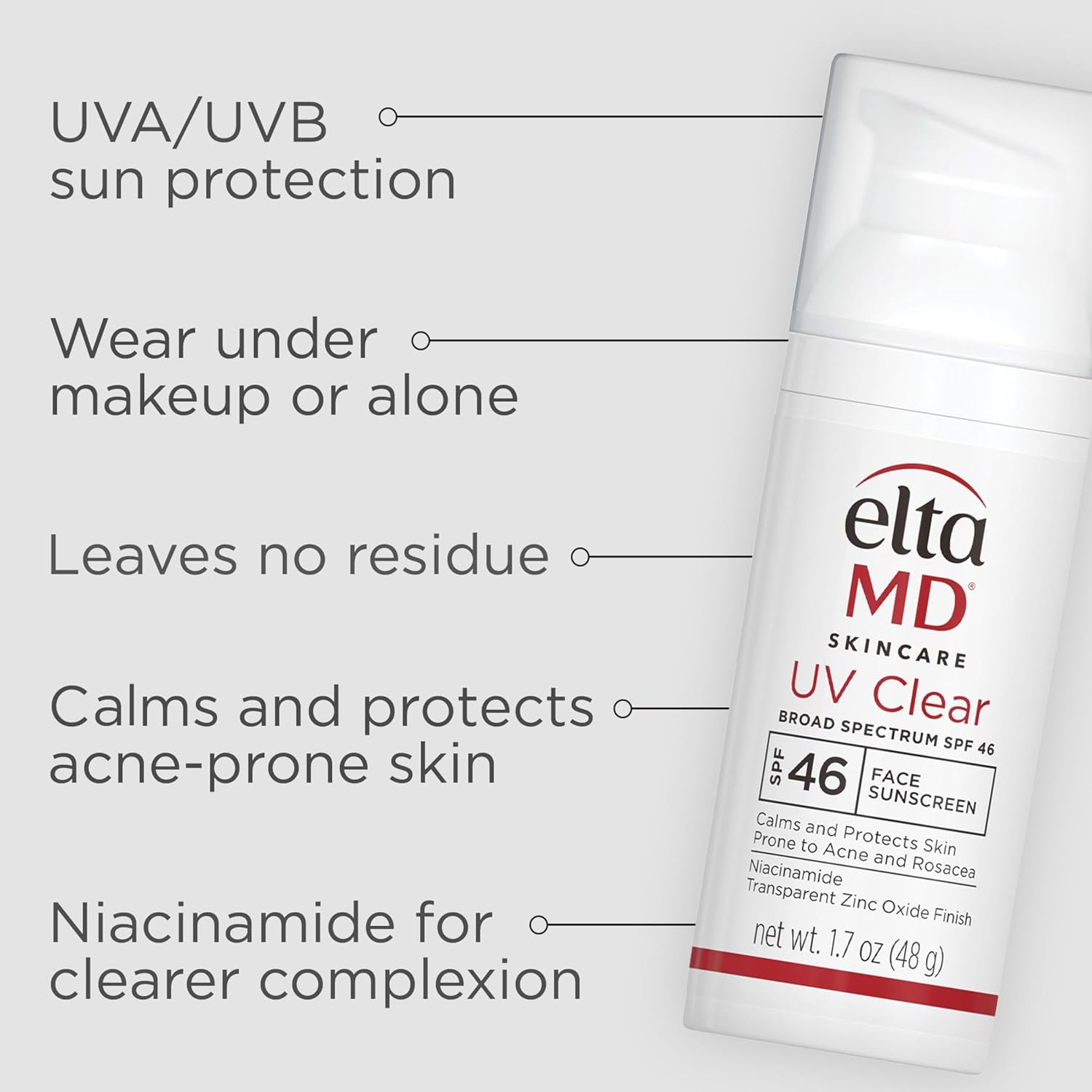EltaMD UV Clear Broad Spectrum SPF 46 Facial Sunscreen - Untinted
