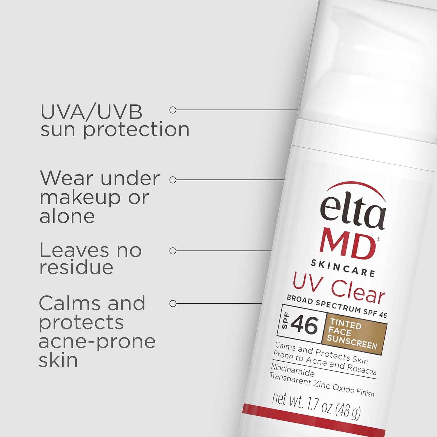 EltaMD UV Clear Broad Spectrum SPF 46 Facial Sunscreen - Tinted