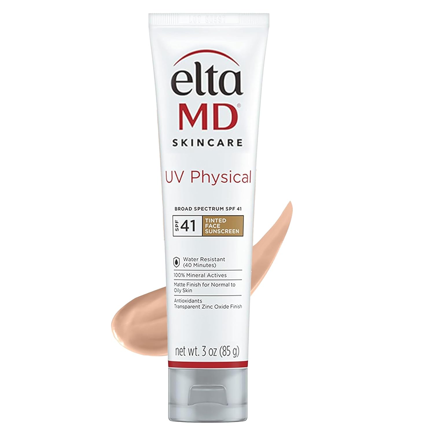EltaMD UV Physical Broad Spectrum SPF 41 Lightly Tinted Mineral Sunscreen