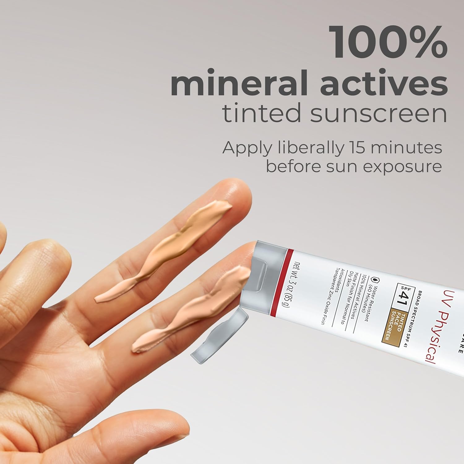 EltaMD UV Physical Broad Spectrum SPF 41 Lightly Tinted Mineral Sunscreen