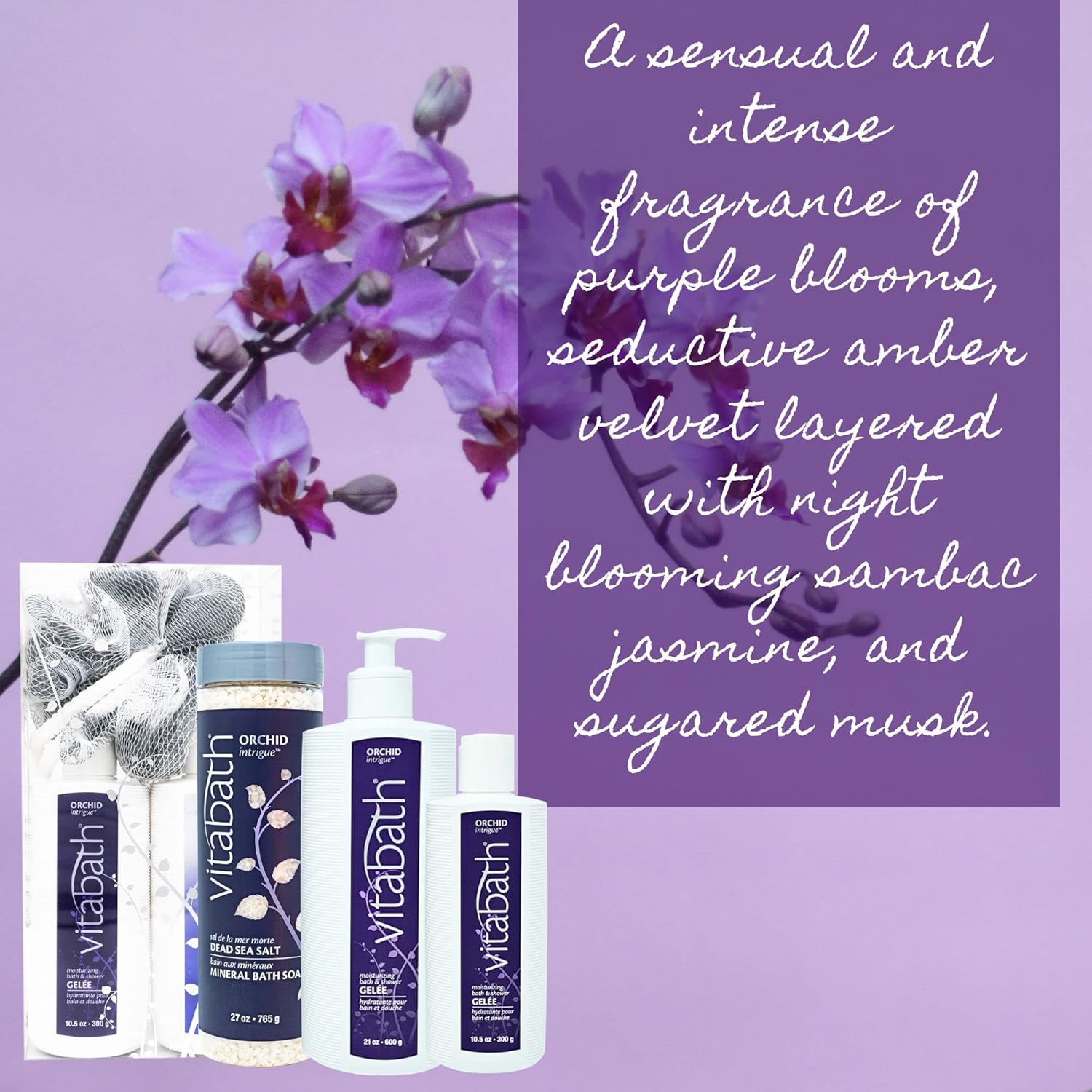 Vitabath Orchid Intrigue Bath & Shower Gelée