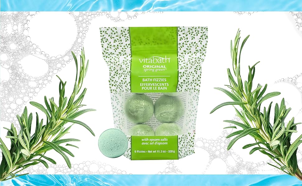 Vitabath Original Spring Green Bath Fizzies