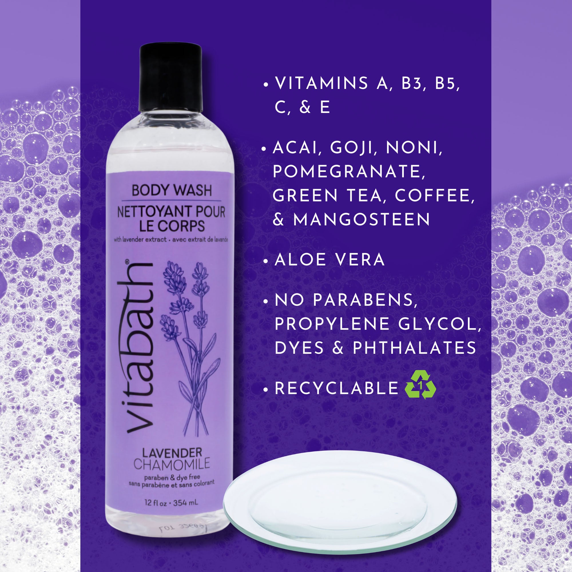 Vitabath Lavender Chamomile Bubble Bath