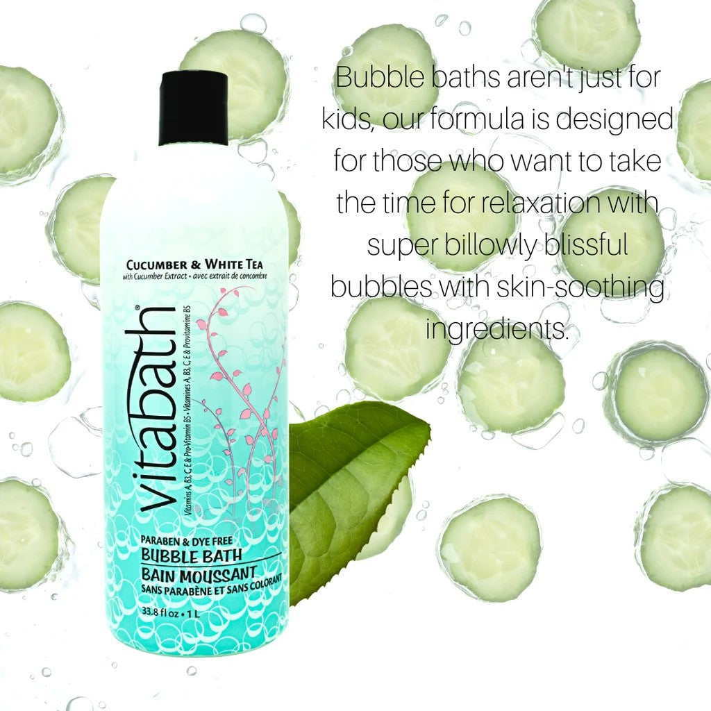 Vitabath Cucumber & White Tea Bubble Bath