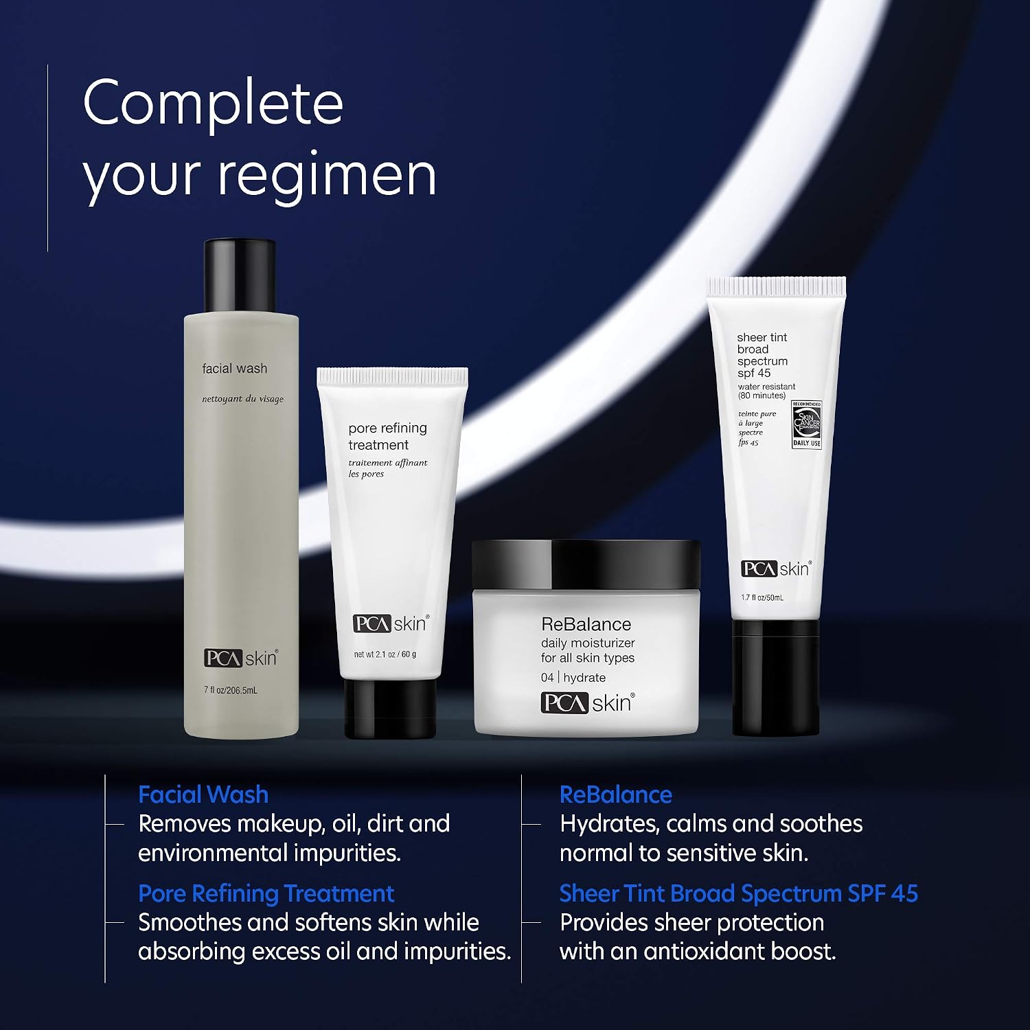 PCA Pore Refining Treatment
