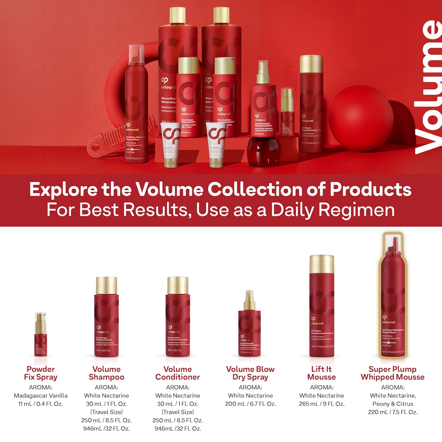 ColorProof Super Plump Whipped Bodifying Hair Mousse