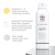 EltaMD UV AOX Mist Face & Body Broad Spectrum SPF 40