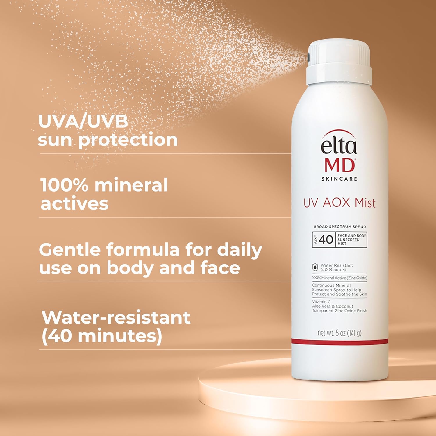 EltaMD UV AOX Mist Face & Body Broad Spectrum SPF 40