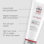 EltaMD UV Sport Broad Spectrum SPF 50+ Sunscreen