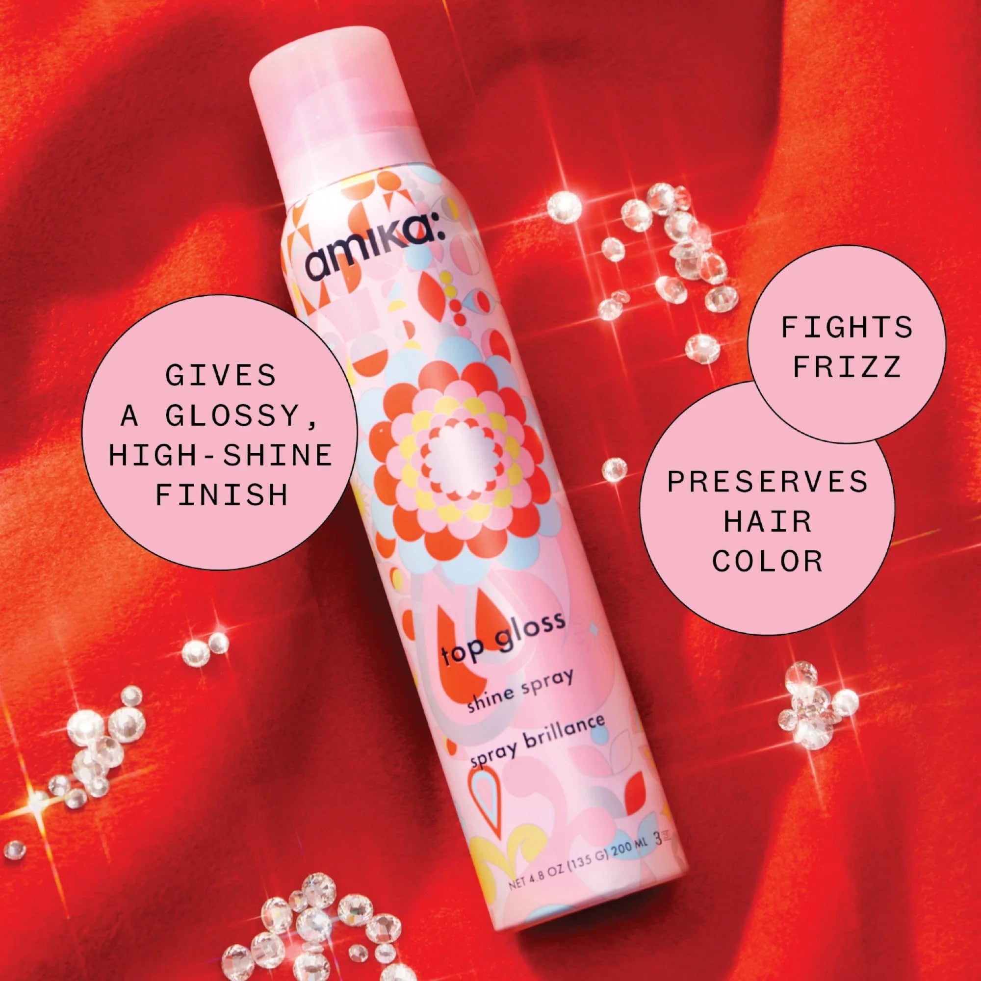 Amika Top Gloss Hair Shine Spray