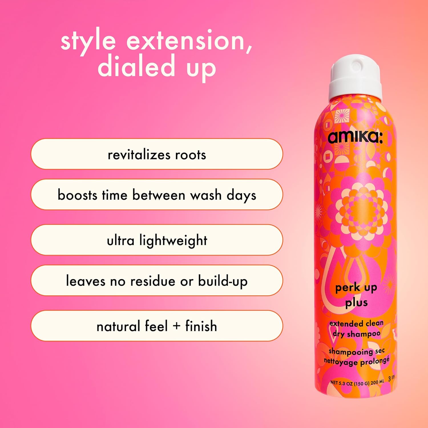 Perk up Plus Extended Dry Shampoo