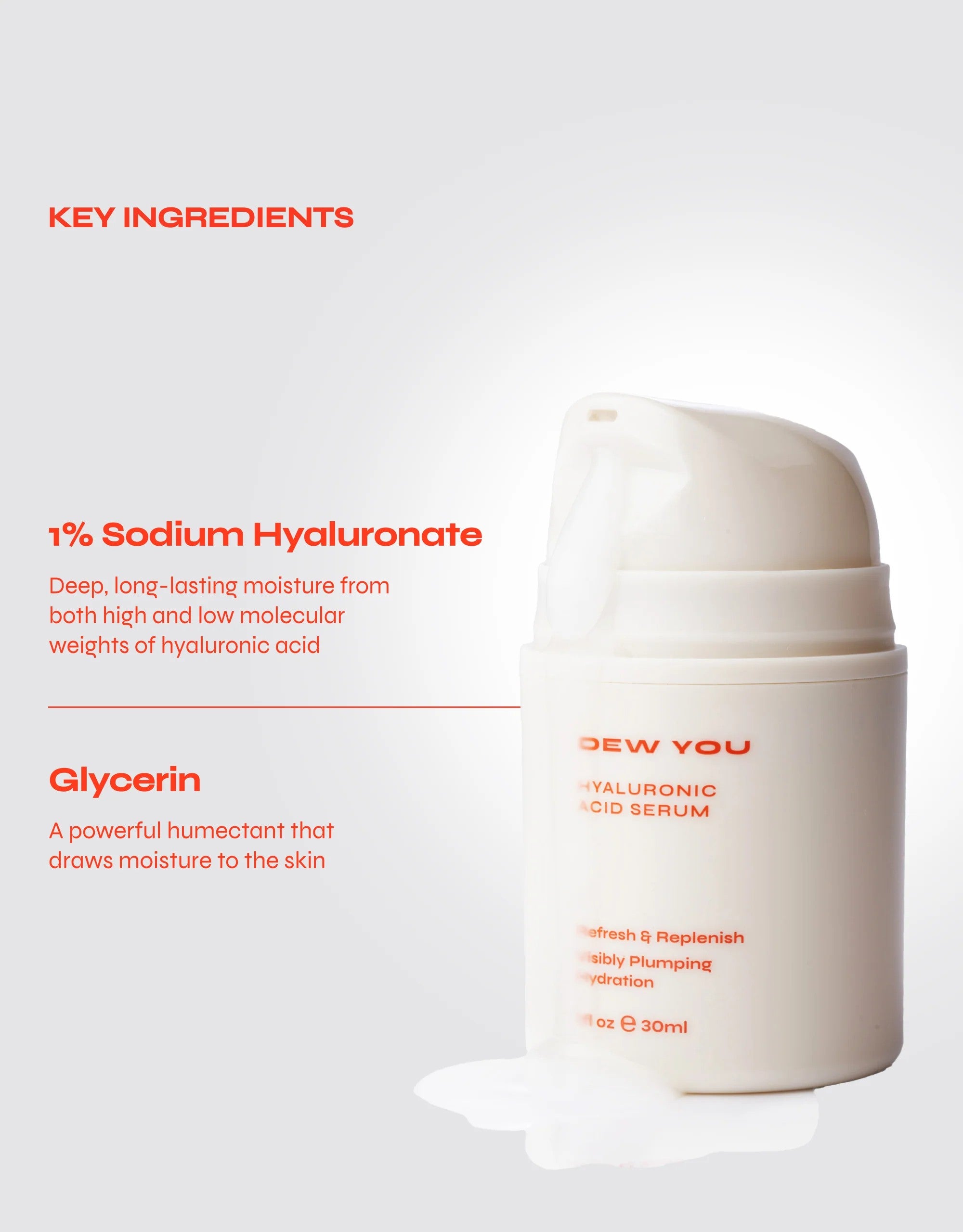 Dew You - Hydrating Hyaluronic Acid Gel Serum