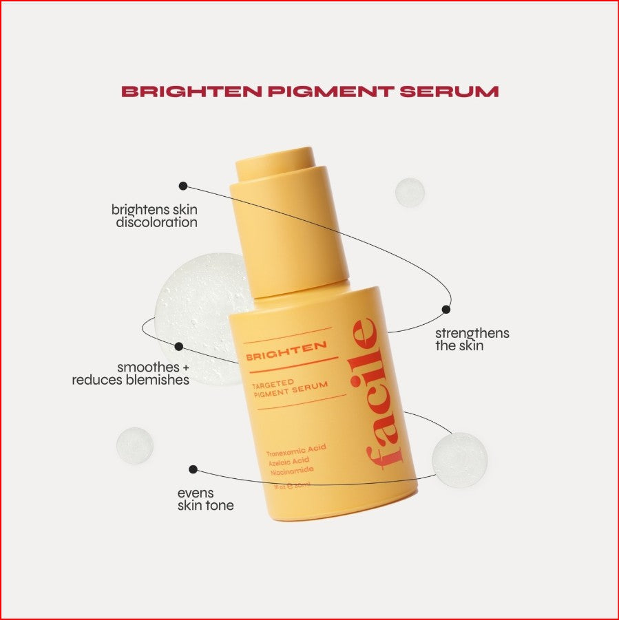BRIGHTEN - Tranexamic & Azelaic Acid Serum for Dark Spots & Hyperpigmentation