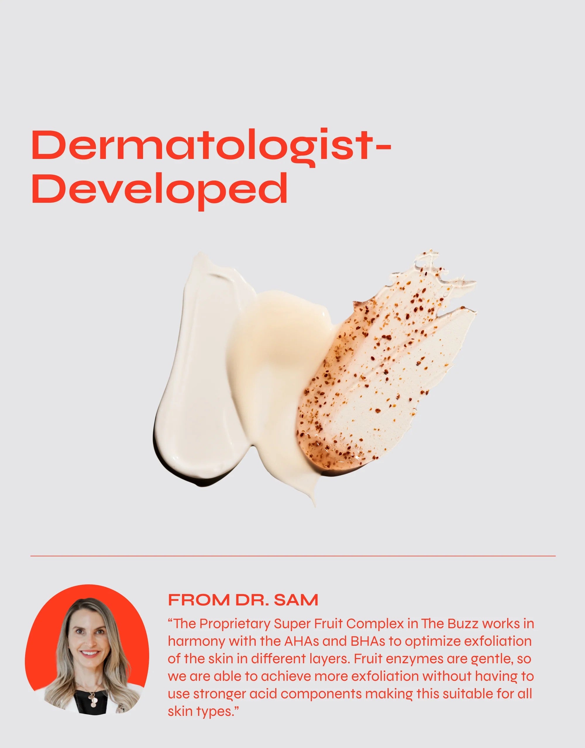 The Buzz - Brightening Exfoliating Facial Treatment with AHA & BHA