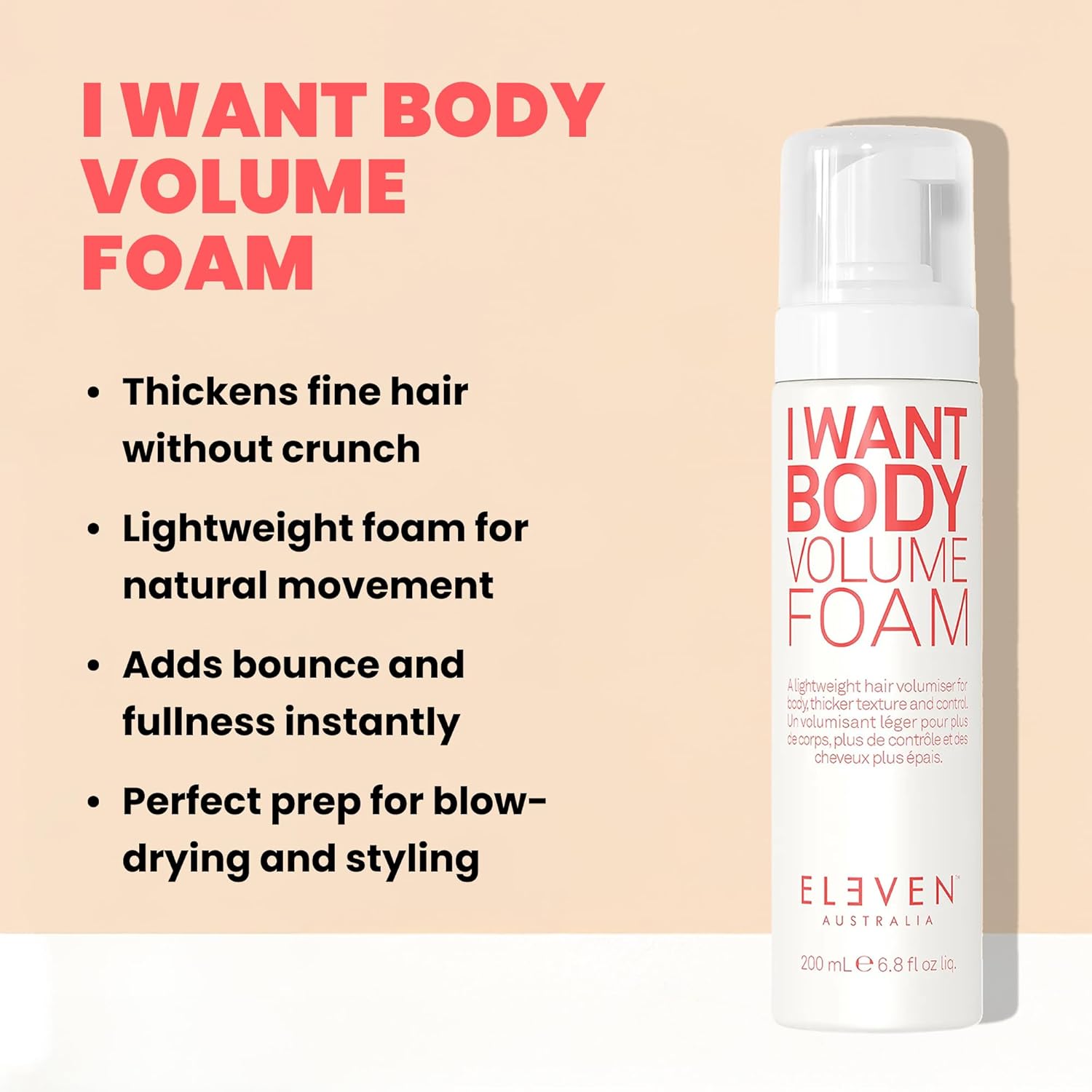 I Want Body Volume Foam