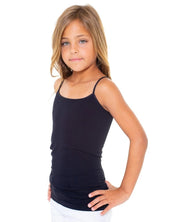 Girls Full Camisole 7/10 Black