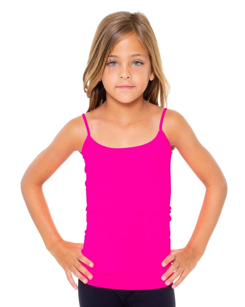 Girls Full Camisole 7/10 Neon Fuchsia