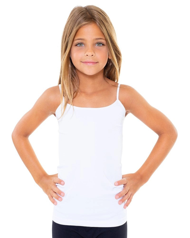 Girls Full Camisole 7/10 White