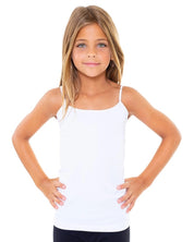 Girls Full Camisole 7/10 White