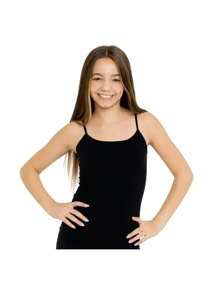 Girls Full Camisole 10/14 Black
