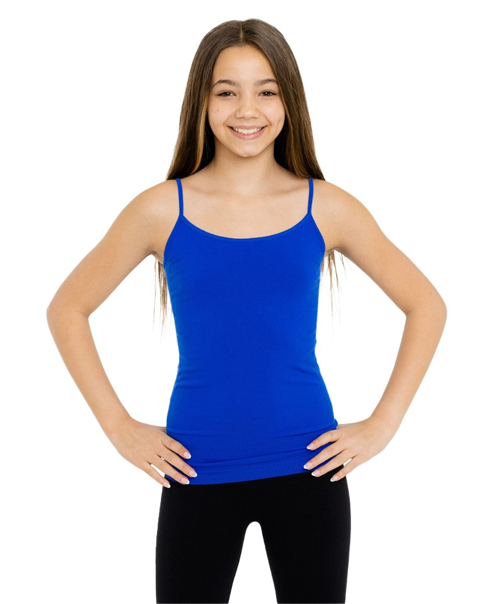 Girls Full Camisole 10/14 Cobalt