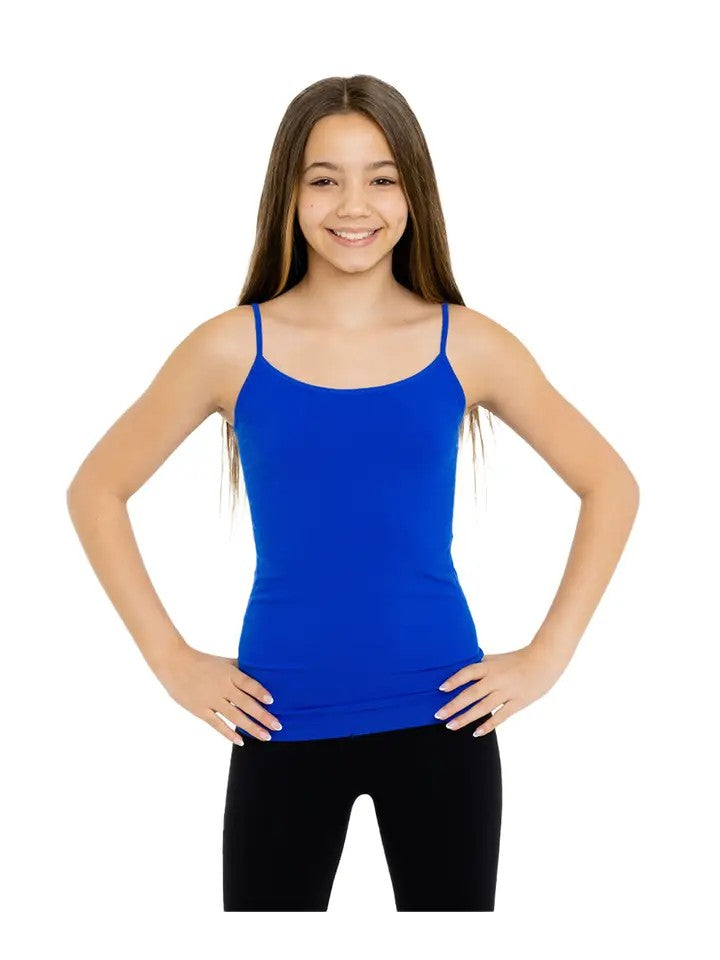 Girls Full Camisole 10/14 Cobalt