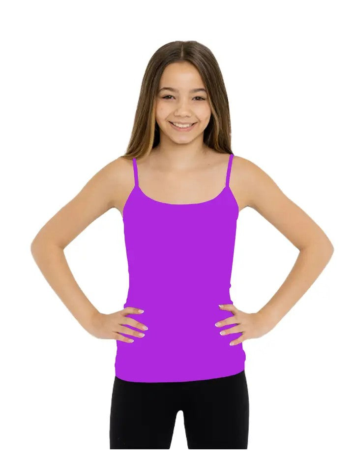 Girls Full Camisole 10/14 Purple