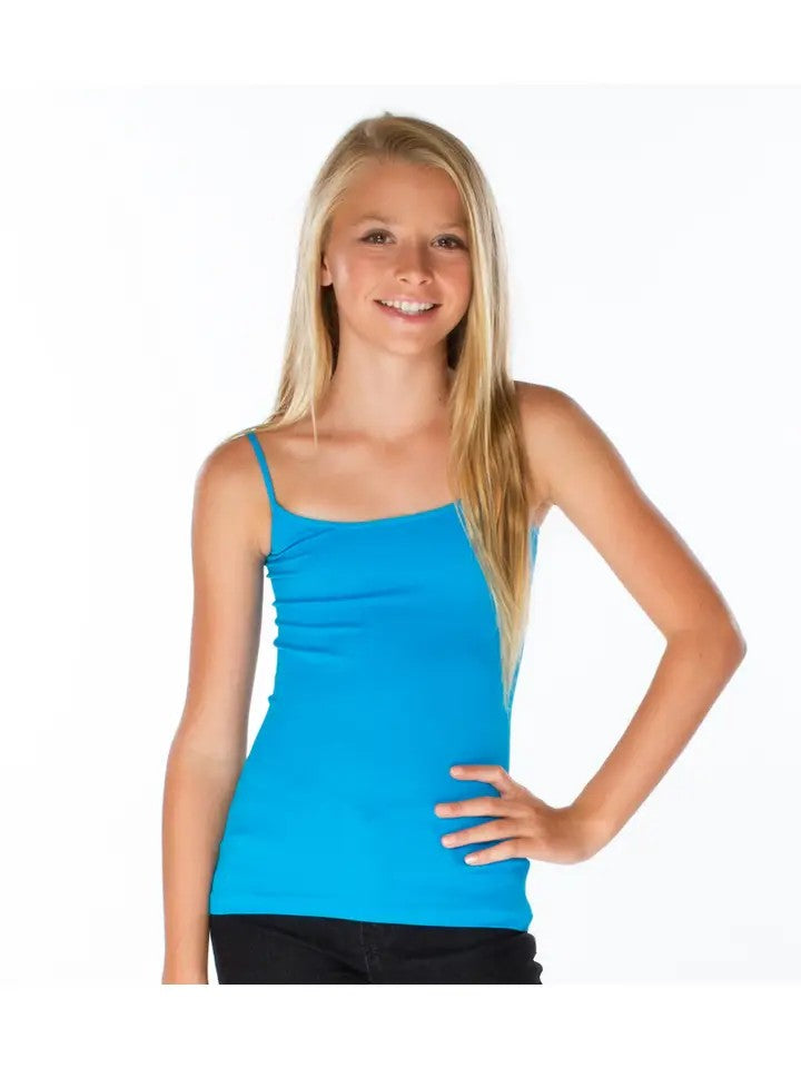 Girls Full Camisole 10/14 Sky Blue
