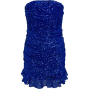 Gold Rush NYC Girls Capri Blue Ophelia Sequin Dress