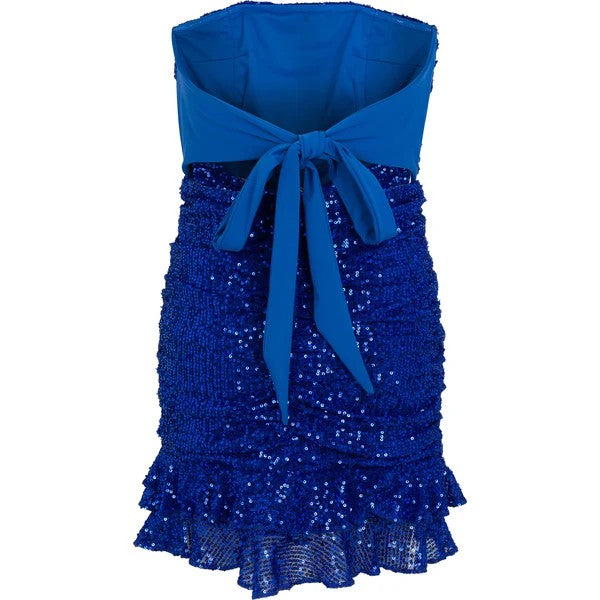 Gold Rush NYC Girls Capri Blue Ophelia Sequin Dress