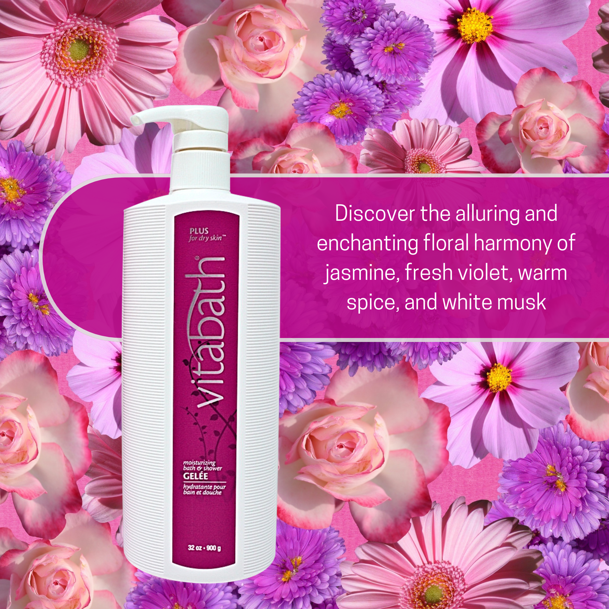 Vitabath Gelee Plus for Dry Skin Bath & Shower Gelée