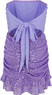Gold Rush NYC Girls Ophelia Sequin Dress Violet