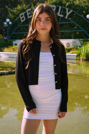 Sylvie Bow Cardigan