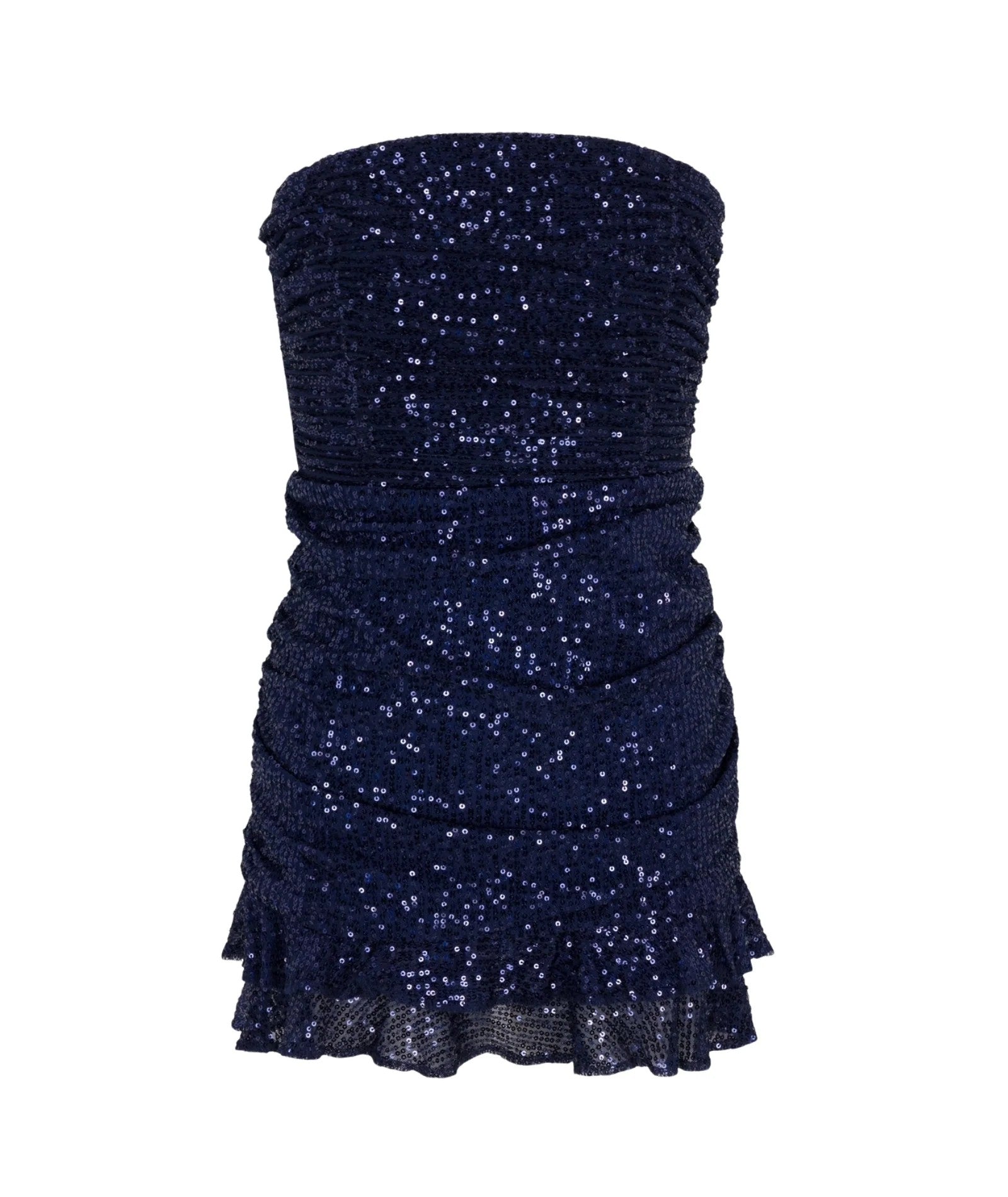 Sequin Ophelia Dress Navy