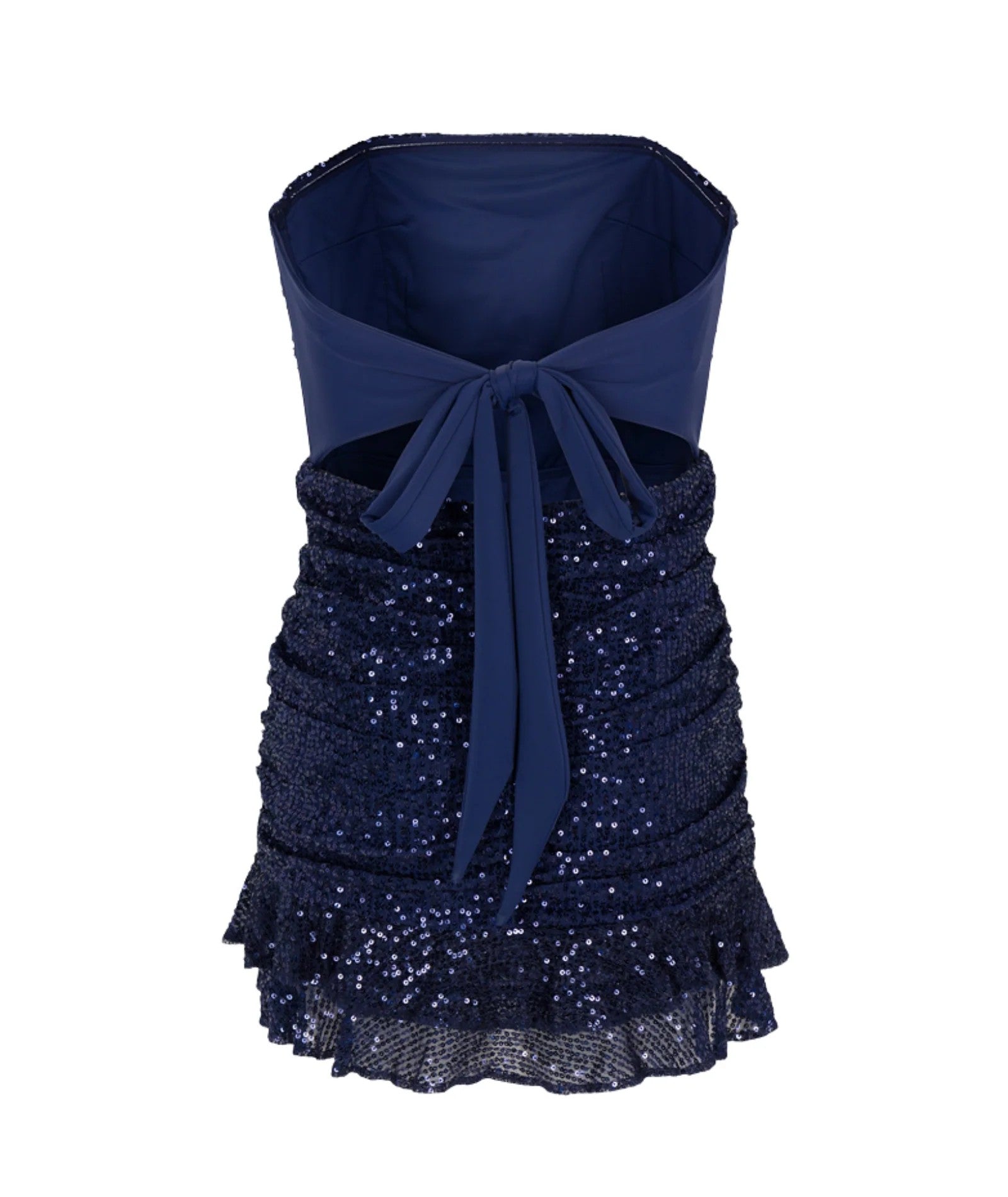 Sequin Ophelia Dress Navy
