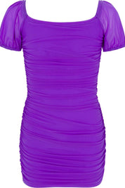 Mesh Olivia Dress Purple