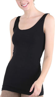 Niki Biki Seamless Reversible Tank Top Black