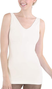 Niki Biki Seamless Reversible Tank Top Ivory