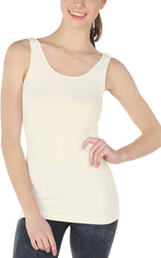 Niki Biki Seamless Premium Tank Top Ivory