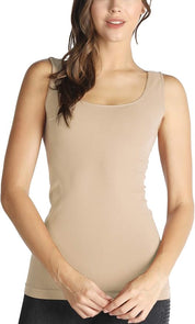 Niki Biki Seamless Premium Tank Top Stone