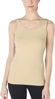 Niki Biki Seamless Premium Tank Top Stone